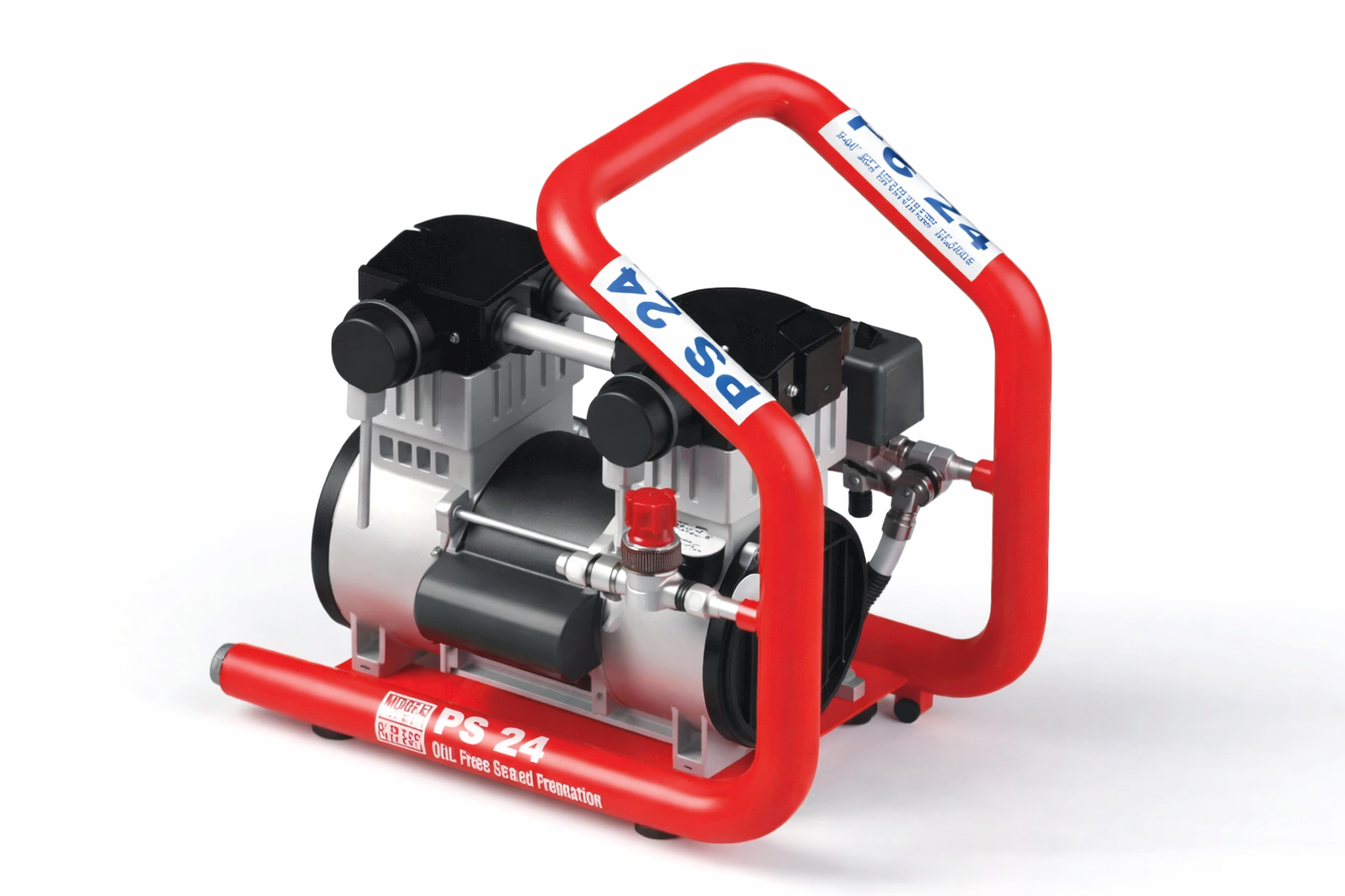 Máy nén khí không dầu PS 24, loại xách tay, xuất xứ EU